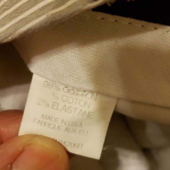 Theory Bermuda shorts striped size 6 - Picture 6 of 7